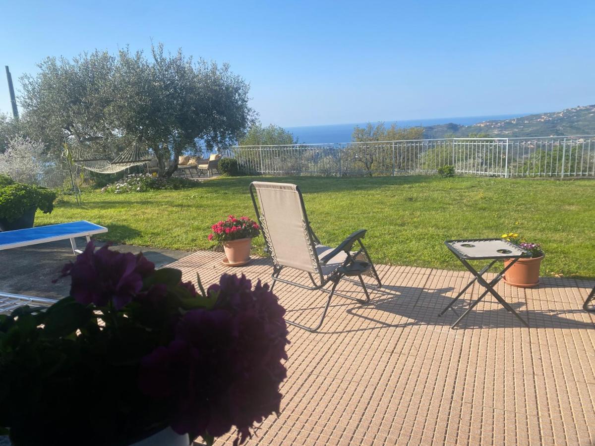 Casa Vista Mare - Superb Garden And Parking Included Villa Imperia Eksteriør bilde