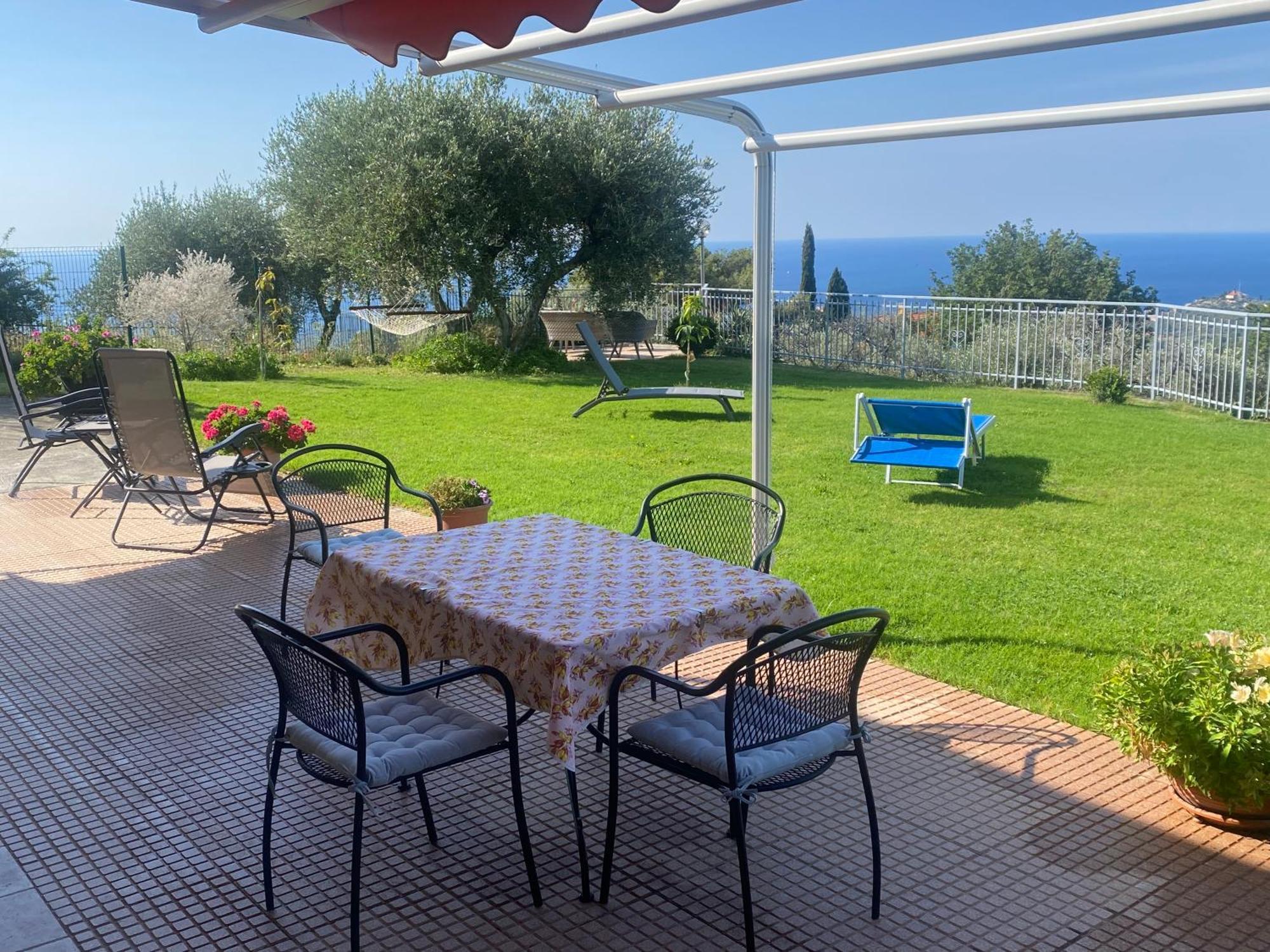 Casa Vista Mare - Superb Garden And Parking Included Villa Imperia Eksteriør bilde
