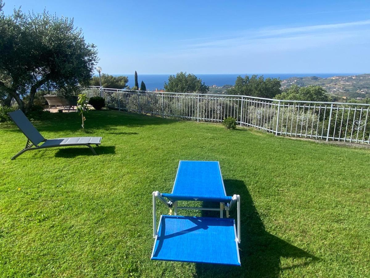 Casa Vista Mare - Superb Garden And Parking Included Villa Imperia Eksteriør bilde